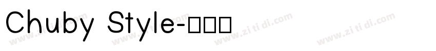 Chuby Style字体转换